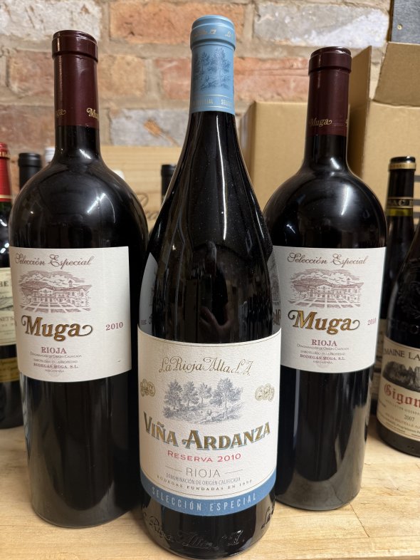 mixed MUGA & VINA ARDANZA magnums x3 