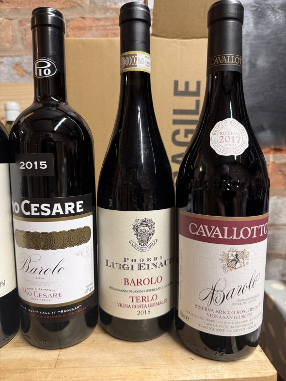 quality barolo x 3