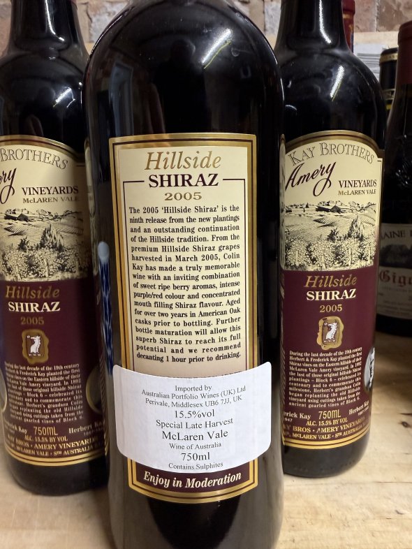 Kay Brothers, Amery Hillside Shiraz, McLaren Vale