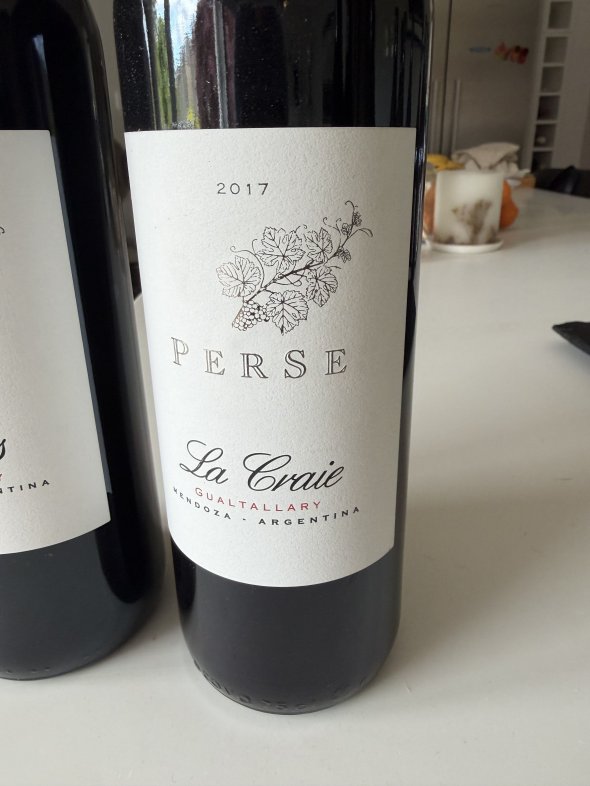 PerSe, 2017 Gualtallary Iubileus and Craie, Tupungato and 1 Glaetzer Mon Pere Tasmania Shiraz 2016