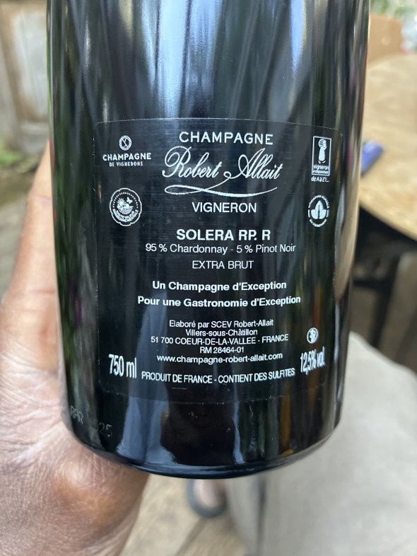 Champagne Robert Allait Cuv&eacute;e Solera Ros&eacute;