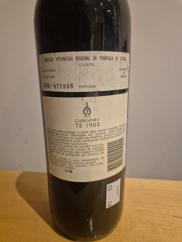 Jos&eacute; Maria da Fonseca Garrafeira TE 1988