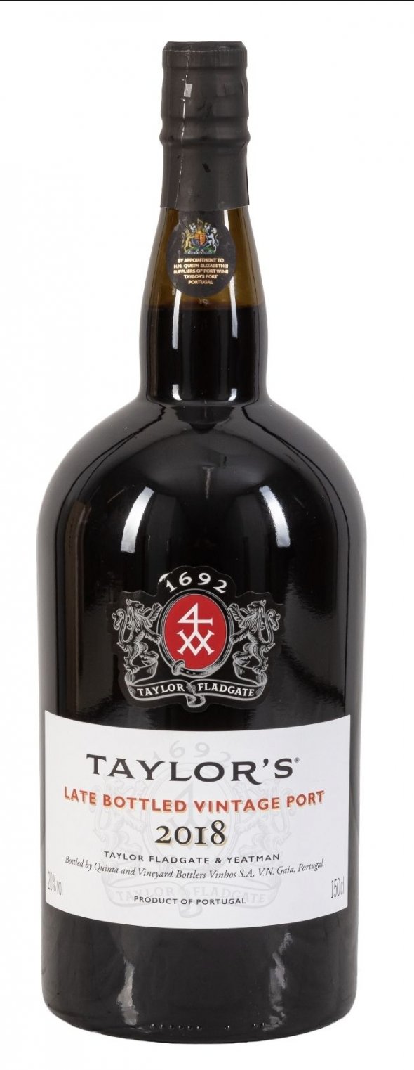 Taylor's Late Bottled Vintage Port 2018 Magnum 1.5L in Original Wooden Presentation Case