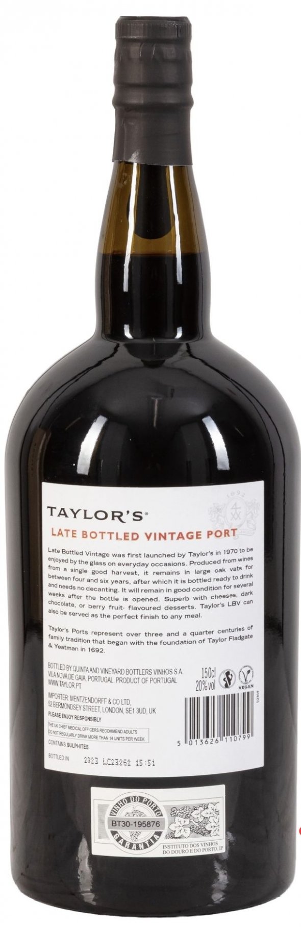 Taylor's Late Bottled Vintage Port 2018 Magnum 1.5L in Original Wooden Presentation Case