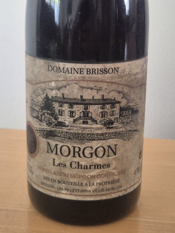 1992 Domaine Brisson Morgon "Les Charmes