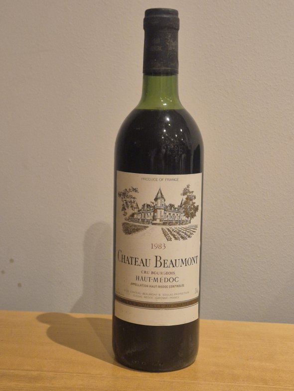 1983 Ch&acirc;teau Beaumont &ndash; Cru Bourgeois &ndash; Haut-M&eacute;doc &ndash; Bordeaux 