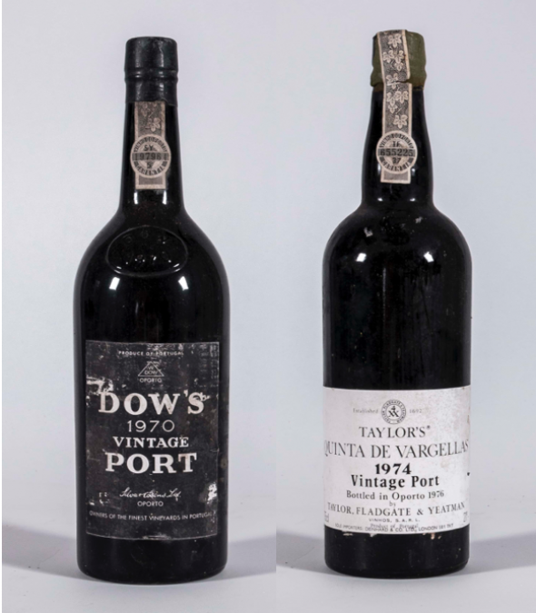 Port from the 1970s; Taylor's Quinta de Vargellas and Dow