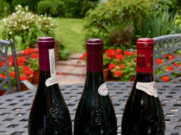 2000 trio: Clos des Papes, Beaucastel and Vieux Telegraphe-Parker 94,91 and 95