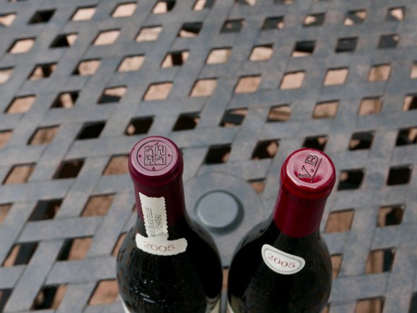 2005 Chateau Beaucastel (RP 95) and 2005 Domaine de Vieux Telegraphe (RP 95) pairing