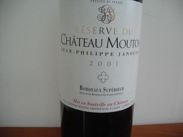 Reserve Du Chateau Mouton