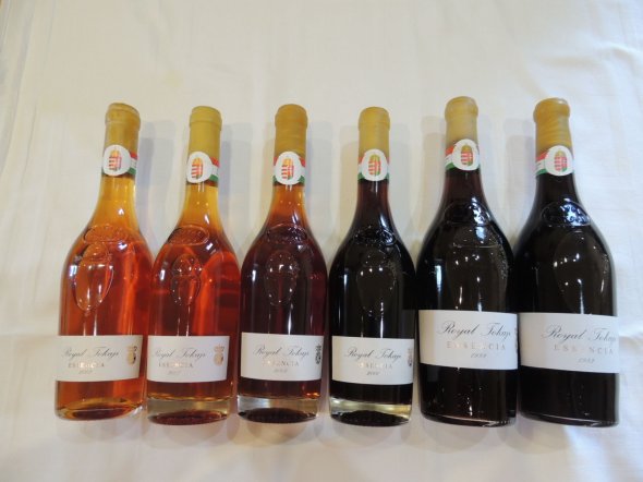 Royal Tokaji Essencia Series from 1993 to 2008