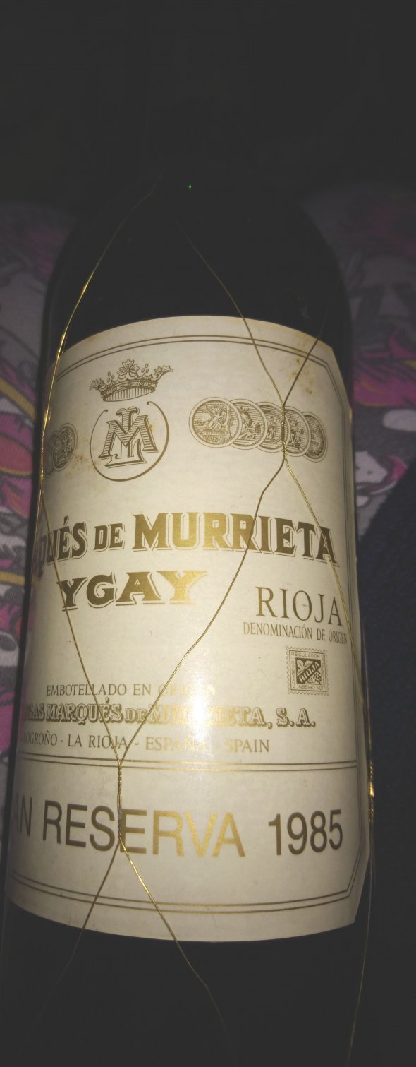 Marques De Murrieta Ygay Rioja  - Gran Reserva 1985