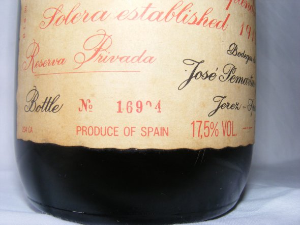 Pemartin, Solera 1914 Berisford Privada Amoroso Cream Sherry Reserva, Madeira, Portugal, DOC, Reserva