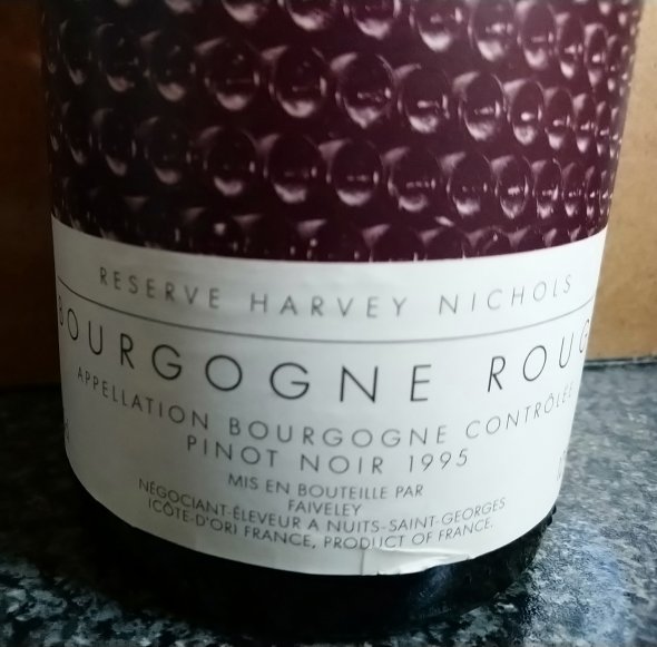 Bourgogne Rouge Pinot Noir 1995