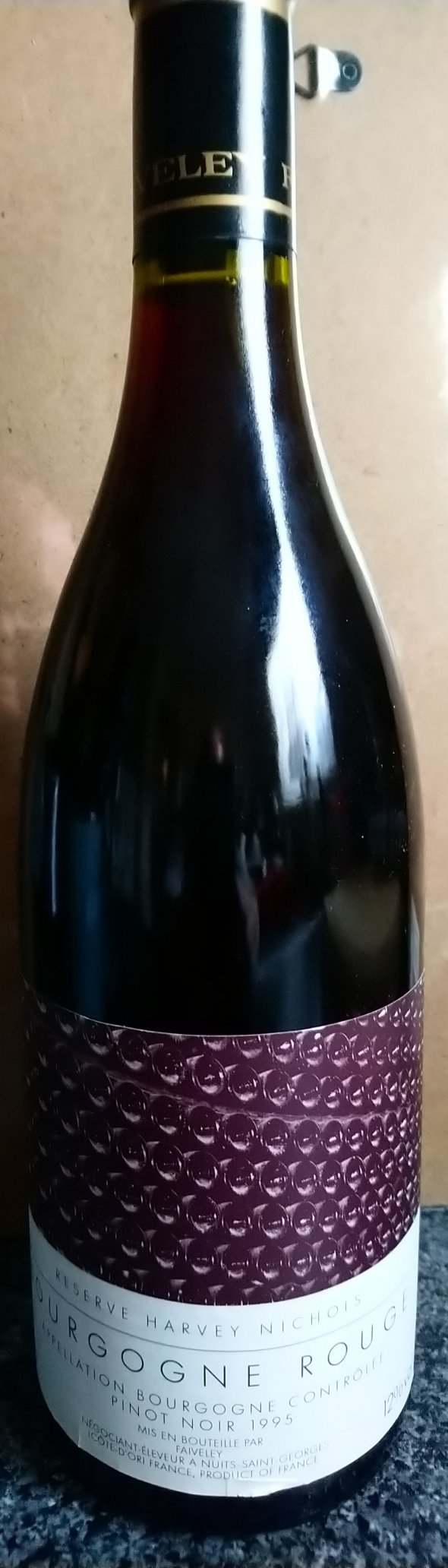 Bourgogne Rouge Pinot Noir 1995