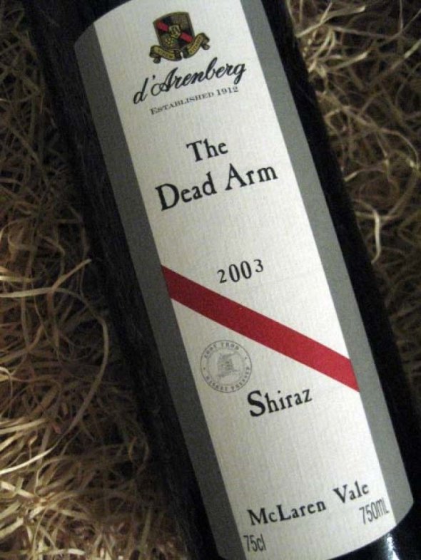D'Arenberg, Dead Arm Shiraz, South Australia, McLaren Vale, Australia