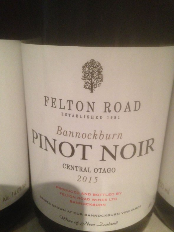 Felton Road, Pinot Noir Bannockburn, Central Otago, New Zealand