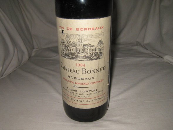 1984 Chateau Bonnet.  Bordeaux.  Andre Lurton. 