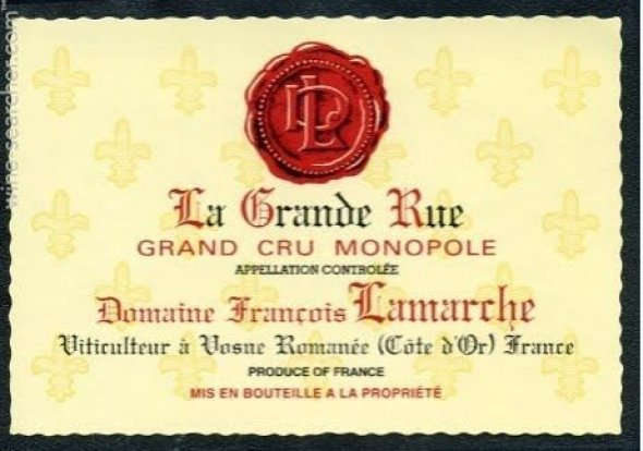 Domaine Francois Lamarche La Grande Rue Grand Cru Monopole, Cote de Nuits, France 2000