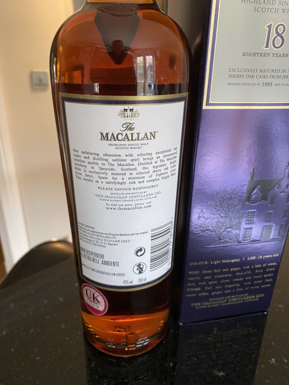 The Macallan 18 Year Old Sherry Cask 1995