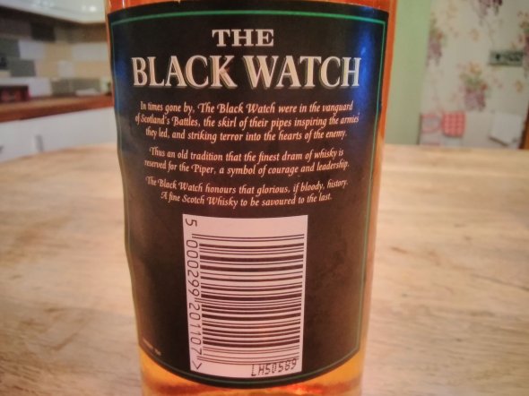 Black watch whisky