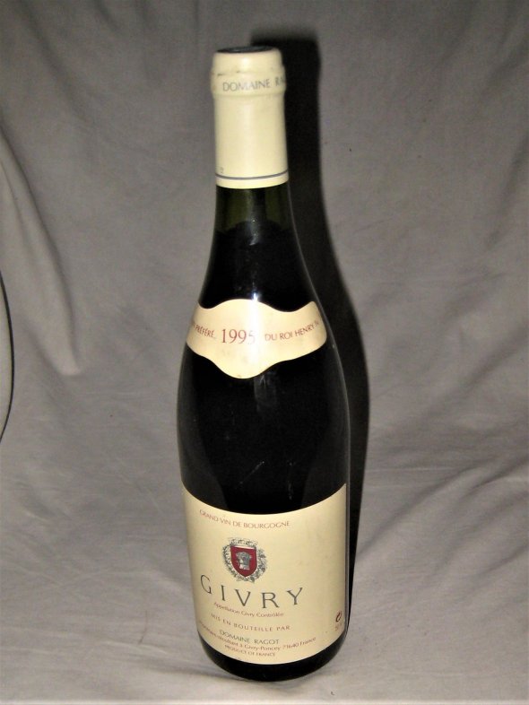 1995 Givry.  'Domaine Ragot'.  Grand Vin De Bourgogne.