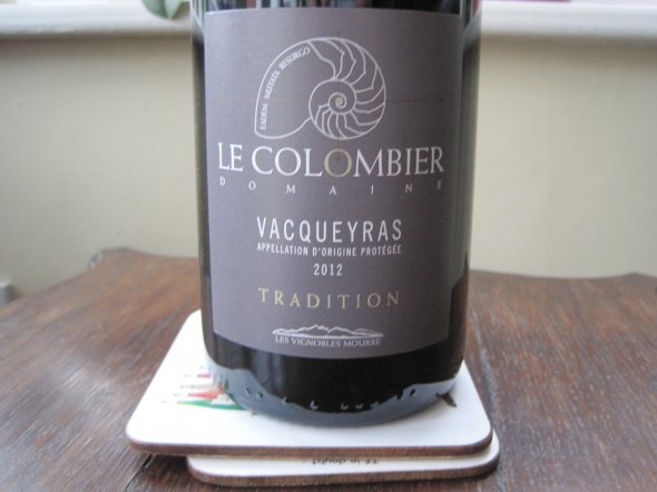 Vacqueyras Tradition 2012 DomaineLe Colombier (JR 16.5)