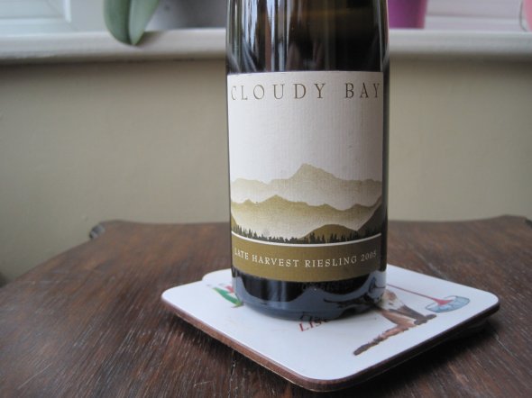 Cloudy Bay, Late Harvest Riesling, Marlborough (BC 95)