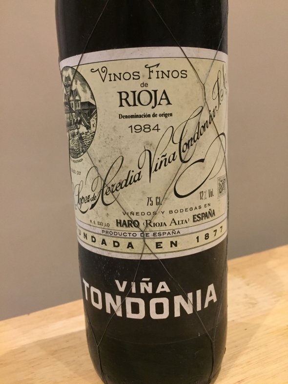 Rioja - R. Lopez de Heredia Vina Tondonia Reserva - 1984
