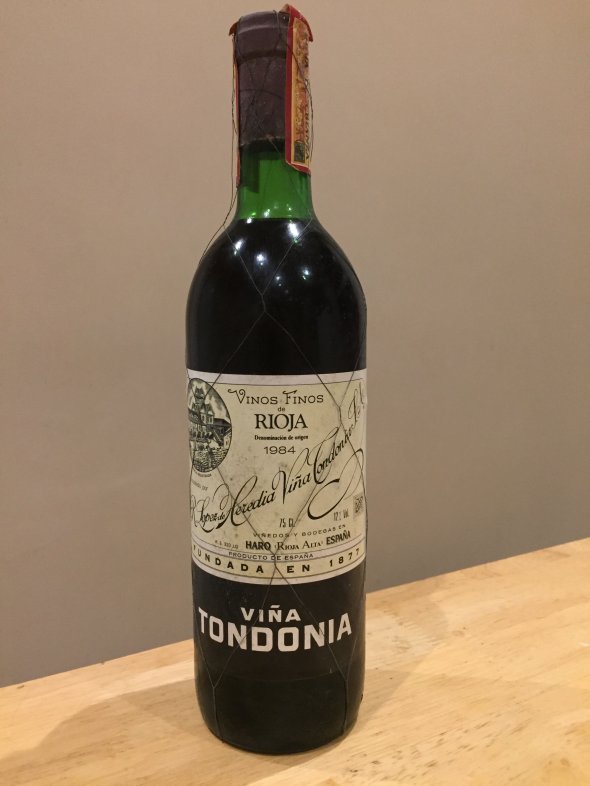 Rioja - R. Lopez de Heredia Vina Tondonia Reserva - 1984