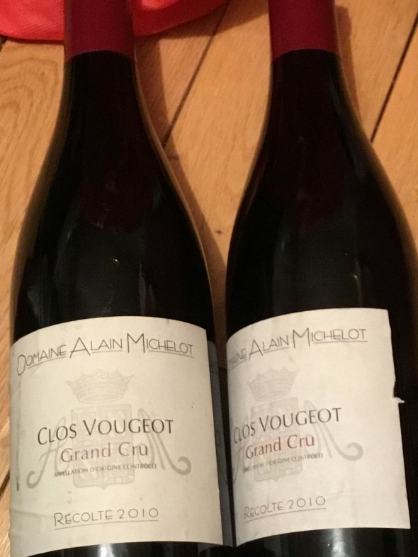 Domaine Alain Michelot, clos vougeot (two bottles)