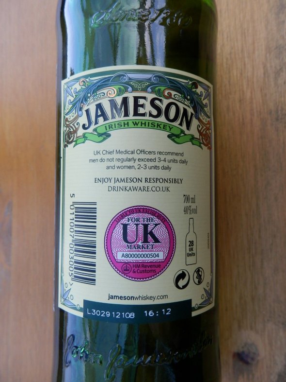 Jameson Triple Distilled Limited Edition Irish Whiskey