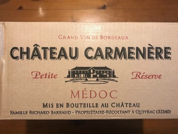 Chateau Carmenere, Petite Reserve, Medoc,Bordeaux Blend Red