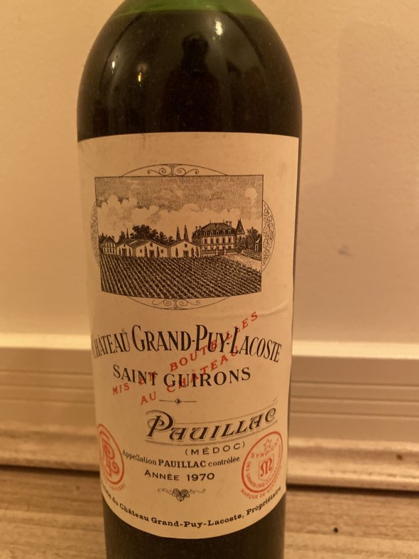 Chateau Grand Puy Lacoste 1970