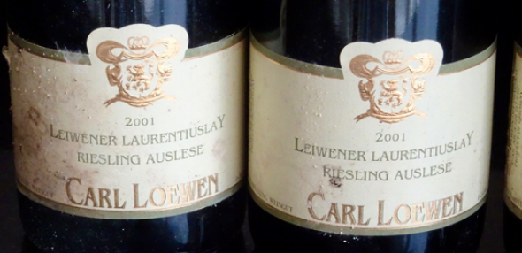 3 Bt. Weingut Carl Loewen Leiwener Laurentiuslay Riesling Auslese, Mosel (ST 92)