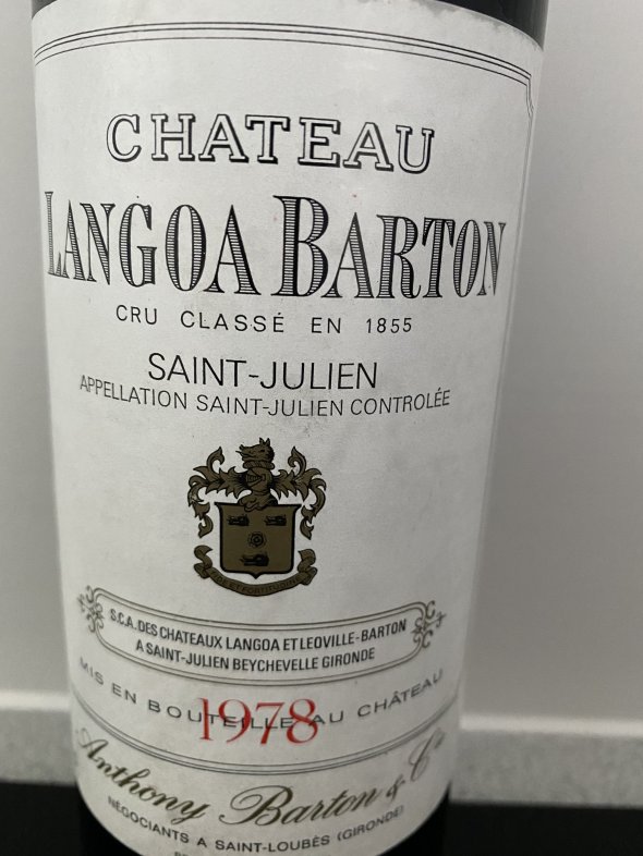 Chateau Langoa Barton 1978