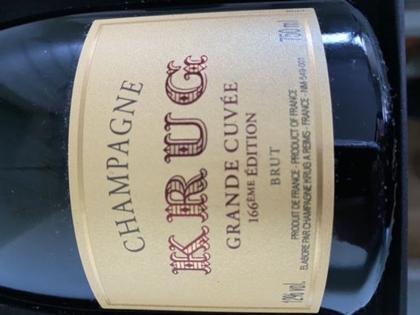 Krug, Brut, Champagne, France, 166etd