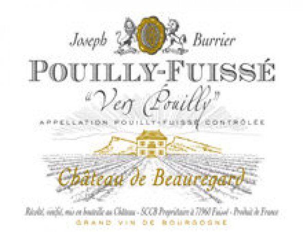 Chateau de Beauregard, Pouilly Fuisse, Vers Pouilly