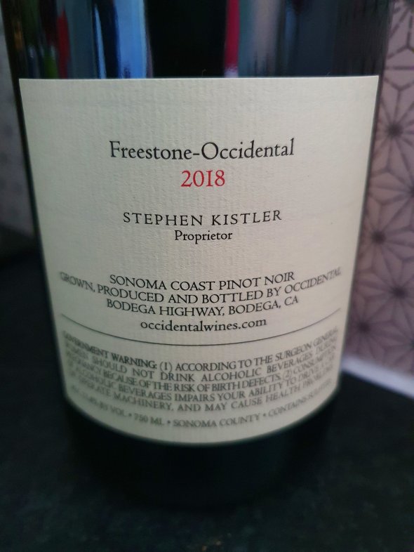 Occidental-Kistler Vineyards, Freestone-Occidental Pinot Noir, USA
