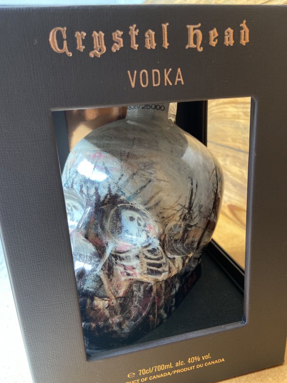 Crystal Head Vodka, limited edition. John Alexander