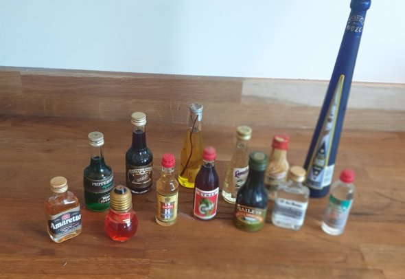 Miniature liqueurs