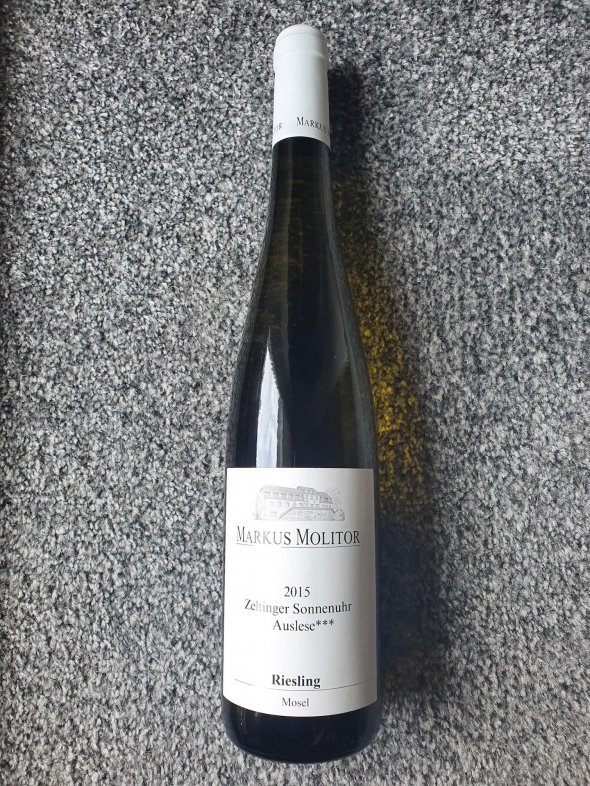 Markus Molitor, Zeltinger Sonnenuhr Riesling Auslese 3*, Mosel, Germany, Pradikatswein