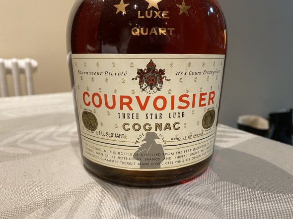 Courvoisier 3* Luxe (1960s/70s bottling)
