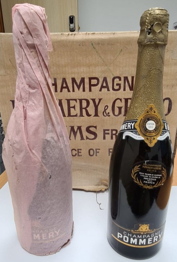 Champagne Pommery & Greno (believed 1970s bottling or earlier)