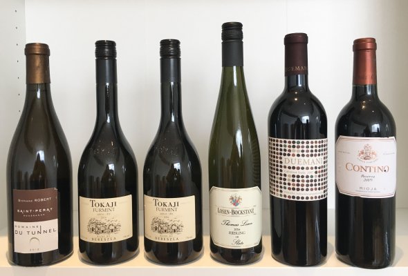 Various European wines