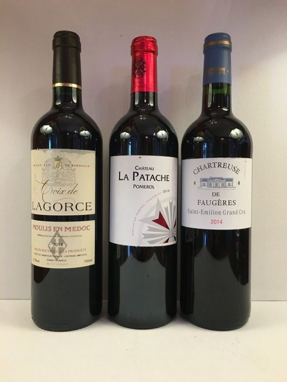 6 wines from Bordeaux 2014