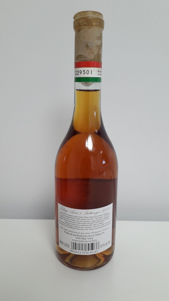 Royal Tokaji Wine Company, Tokaji Blue Label 5 Puttonyos, Tokaji, Hungary, PDO