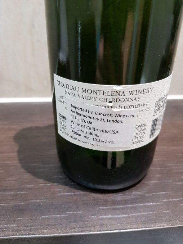 Chateau Montelena Chardonnay 2014 - 91 Points
