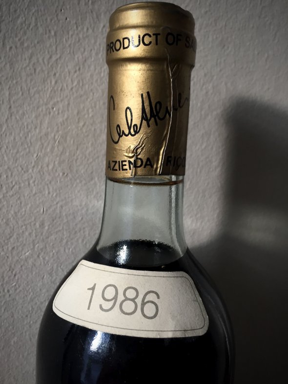 1986 Malvasia delle Lipari - Italian dessert wine