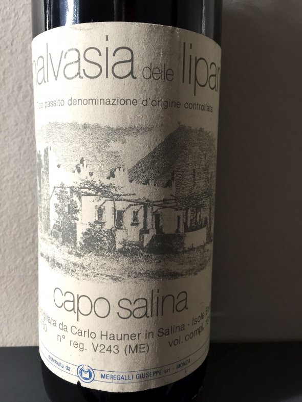 1986 Malvasia delle Lipari - Italian dessert wine